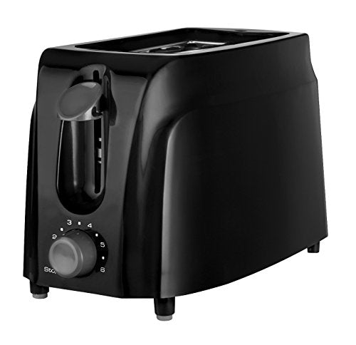 Tostadora de 2 rebanadas con toque fresco negro