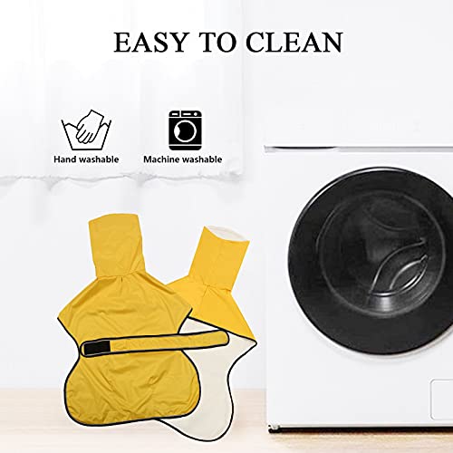 Chubasquero para perros con barra reflectante, resistente a la lluvia/al agua, chaleco ajustable – impermeable para perros galgos, Lurchers y Whippets 0608