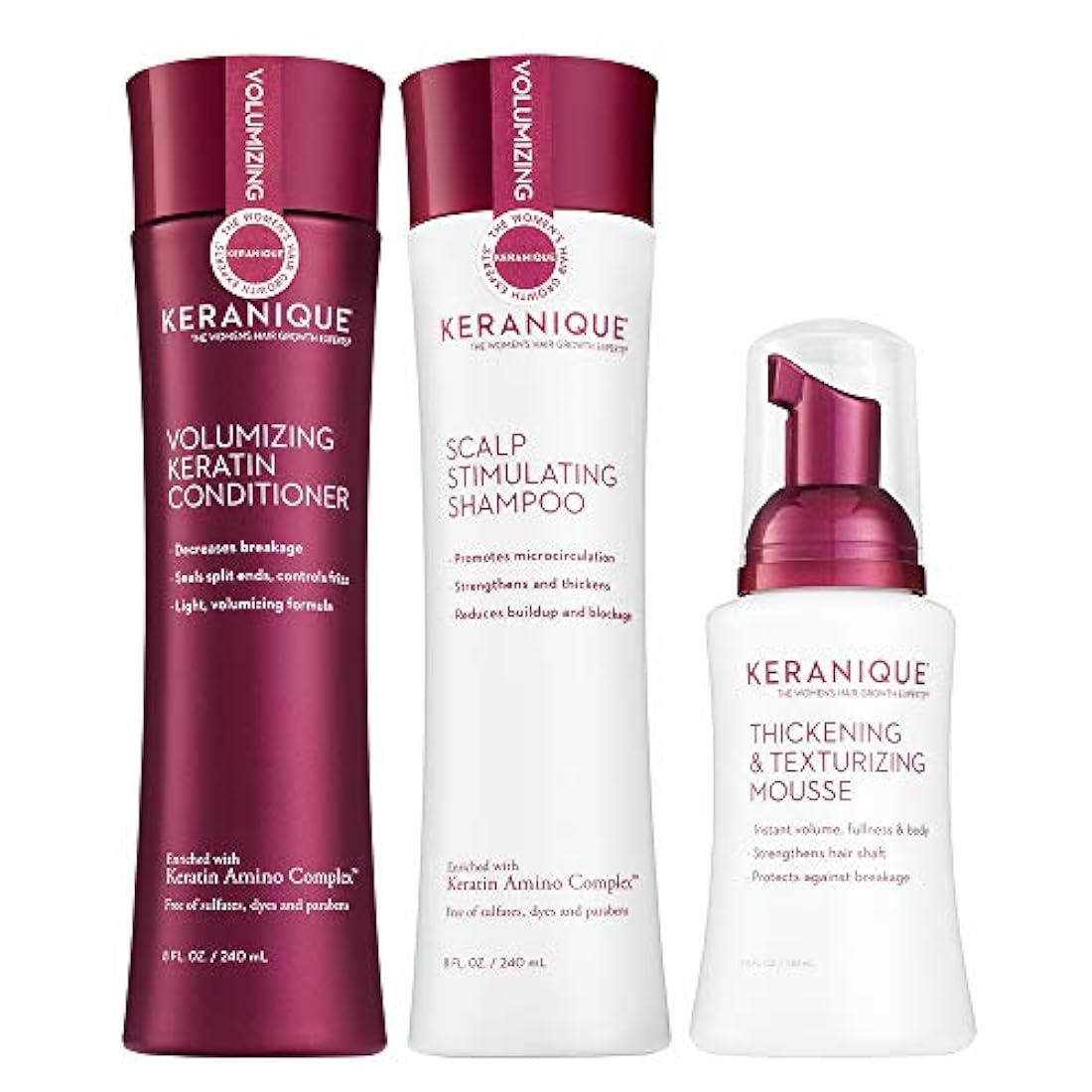 Kit de engrosamiento para cabello 8 onzas