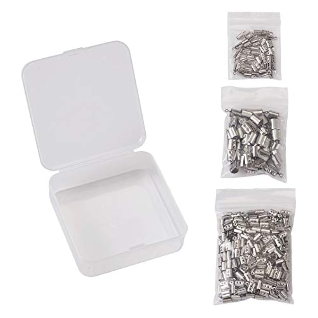 Dijes y Medallas 400 piezas de acero inoxidable