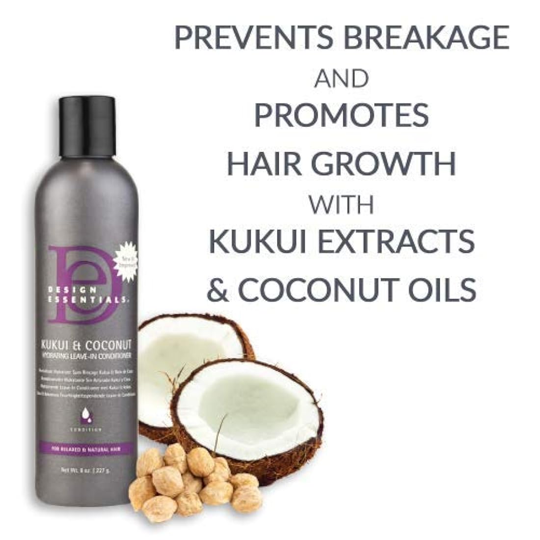 crema hidratante Natural Kukui y coco para cabello reseco