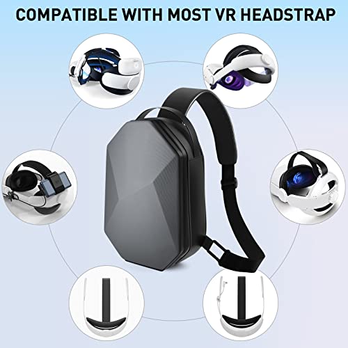 Funda de transporte para auriculares Meta/Oculus Quest 2 VR
