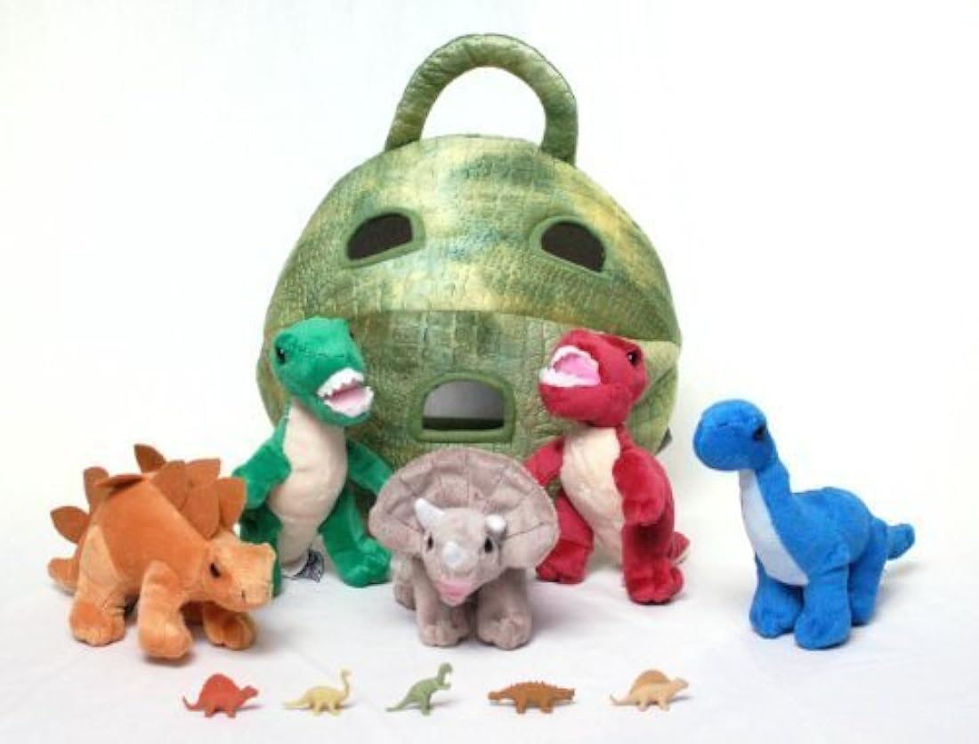 Peluche de unipak dinosaurio incluye 5 Animales de peluche