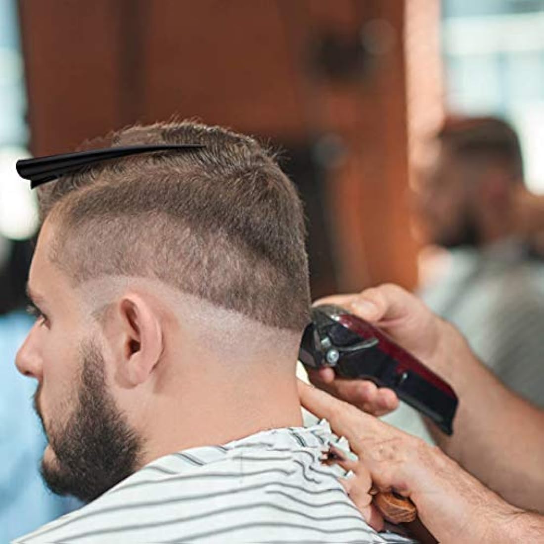 Pinzas de pelo de cocodrilo para peinar salón de peluquería