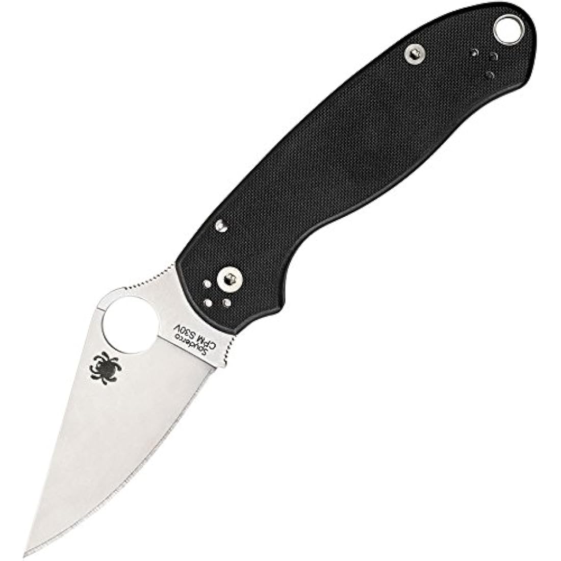 Spyderco C223GP Cuchillas plegables de borde liso negro