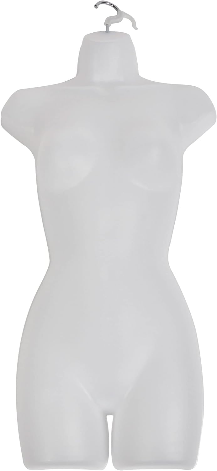 Torso Maniquí SSWBasics - Molded, Shatterproof, Size 5-10