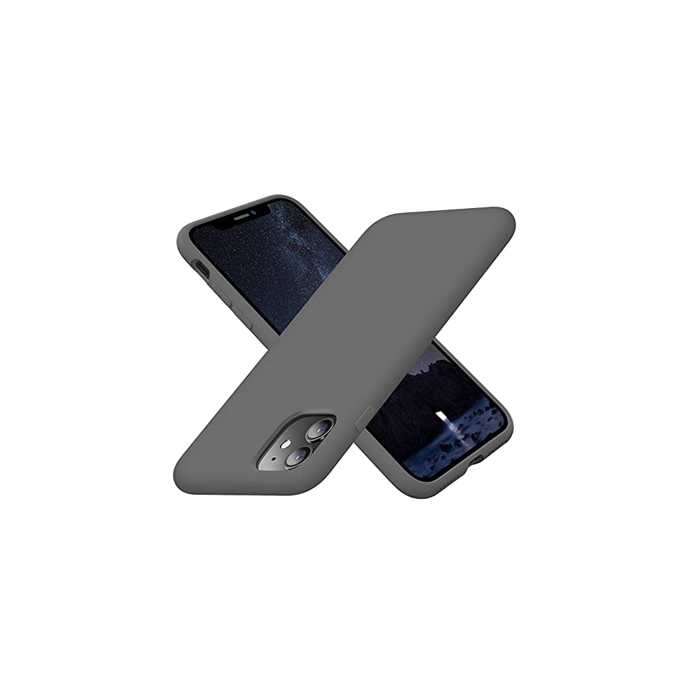Fundas y Estuches para iPhone 11 de silicona Gris