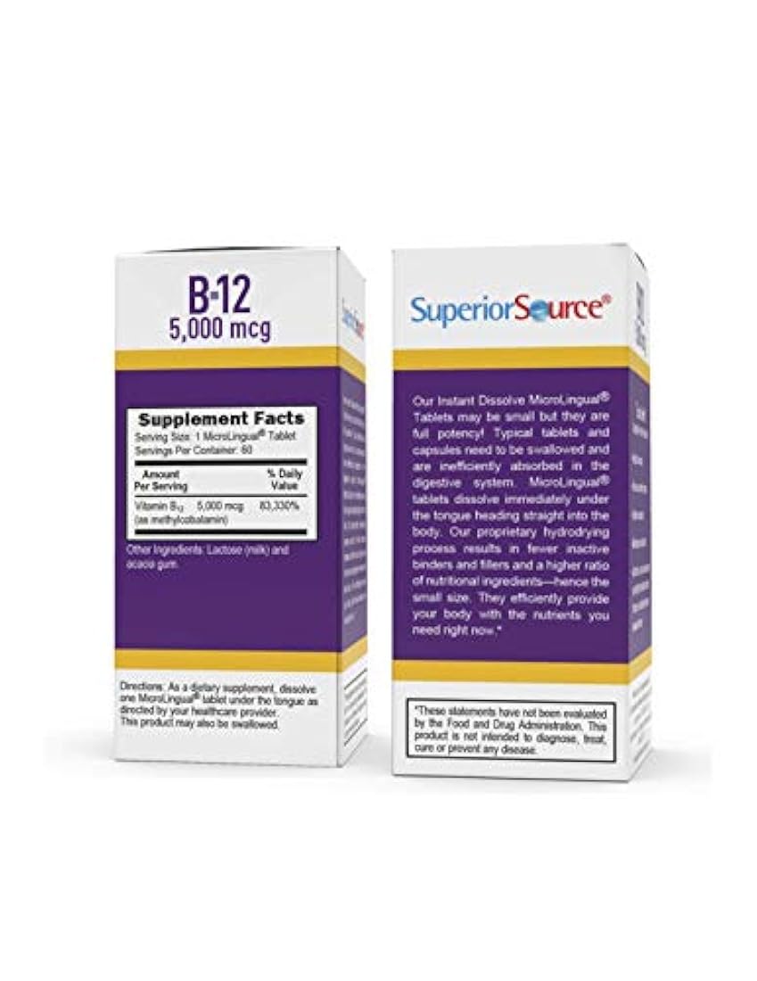 metilcobalamina B12 Multivitaminas 5000 mcg