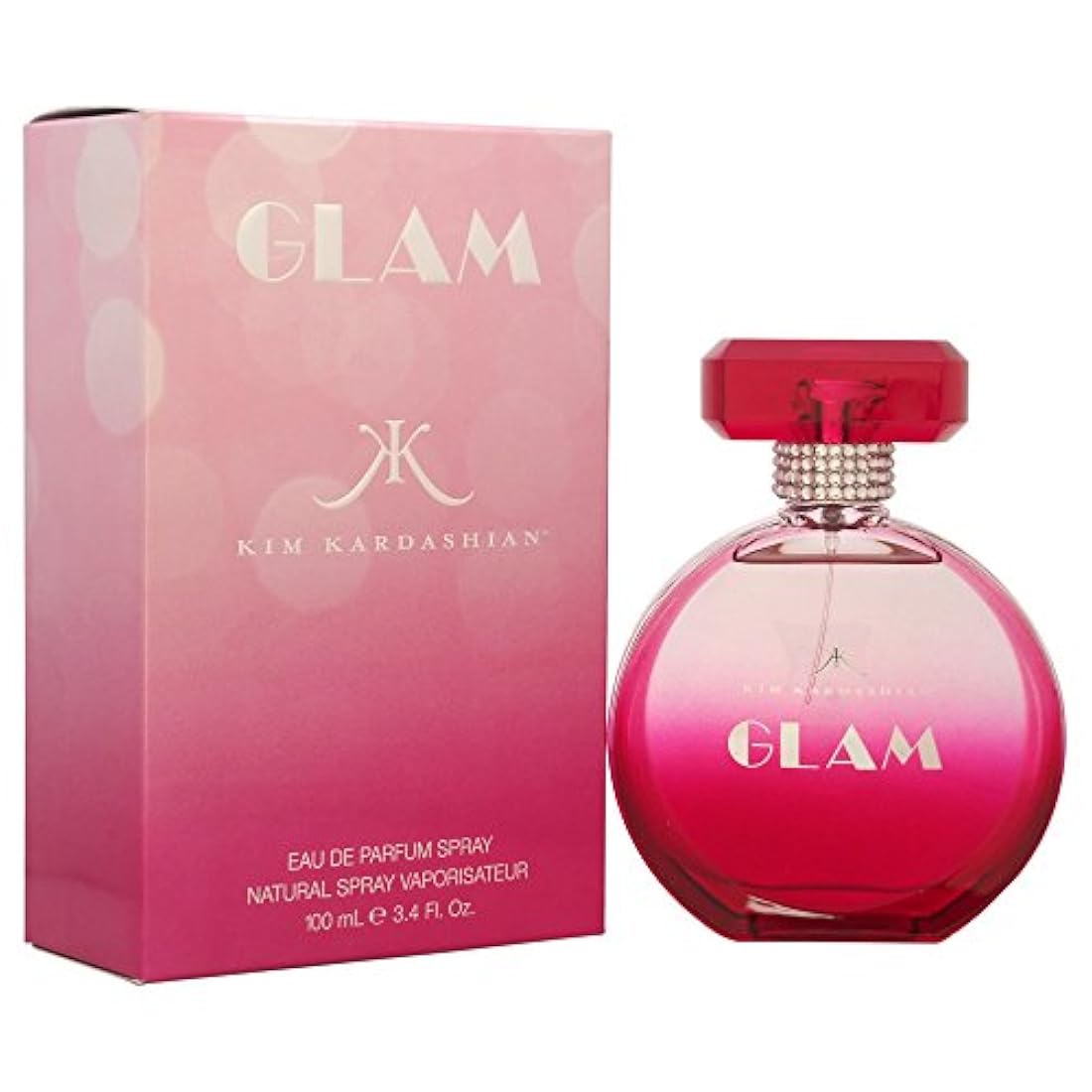 Kim Kardashian Glam Perfume para mujer por Kim Kardashian, Multicolor