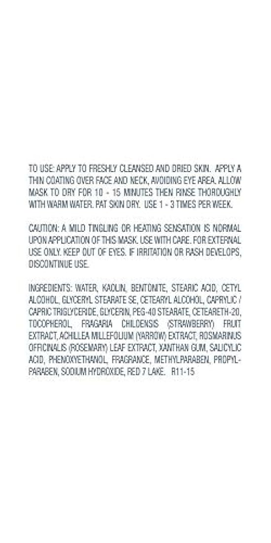 Mascarilla de barro clarificante para la piel