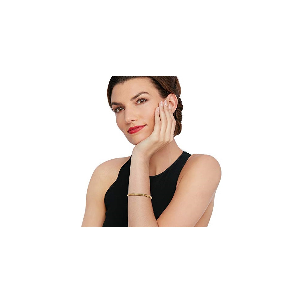 Pulseras italiana de eslabones cubanos de oro amarillo