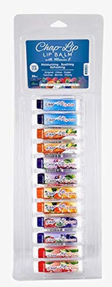 Chap-Lip Bálsamo labial surtidos sabores 24 unidades