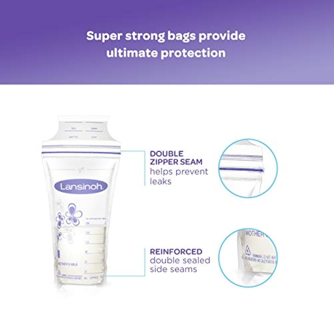 Lansinoh bolsas de almacenamiento para leche materna