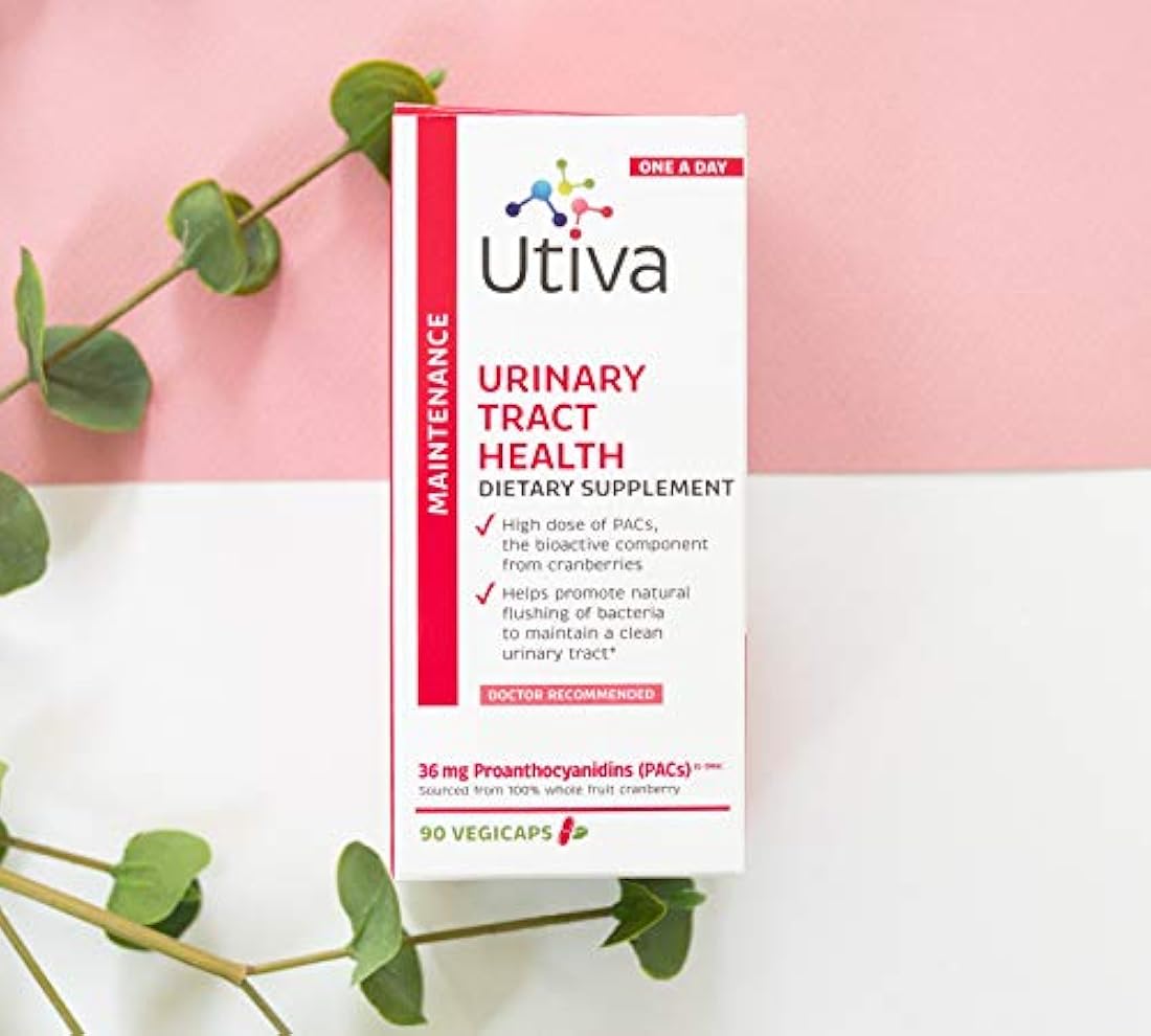 Utiva Cranberry Pills - 36mg PACS para la prevención