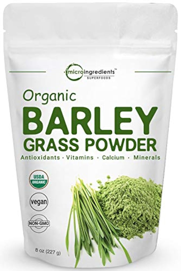 Micro Ingredientes Polvo de Cebada Orgánica Hierba 17.64 oz
