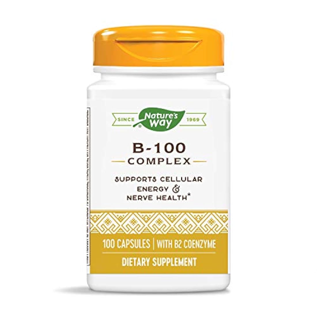 Nature's Way Vitamina B-100 Complex, 100 Cápsulas
