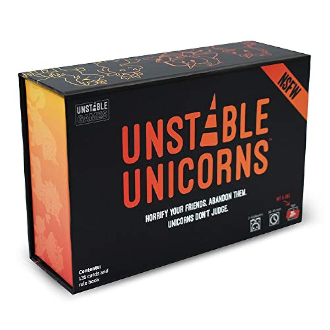 Juego de cartas NSFW de Unicornios inestables +21 años ingle
