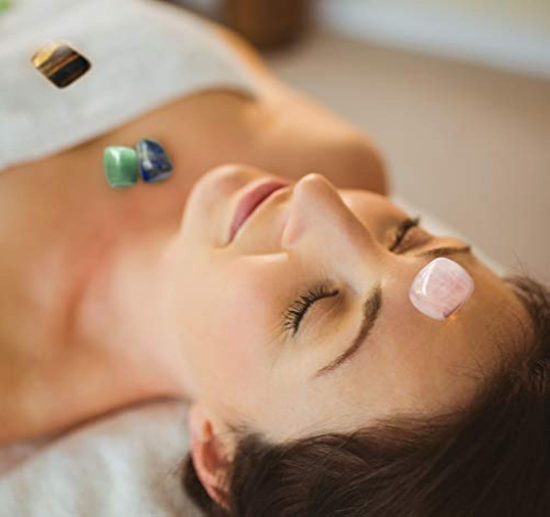 Juego de 8 piedras de chakra, forma natural, cristales