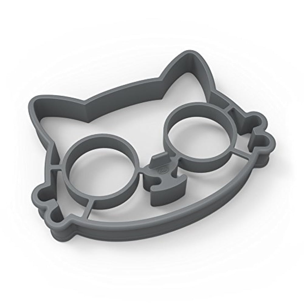 Molde de huevo en forma de calavera Funny side up de Fred & Friends., Gato, Gato