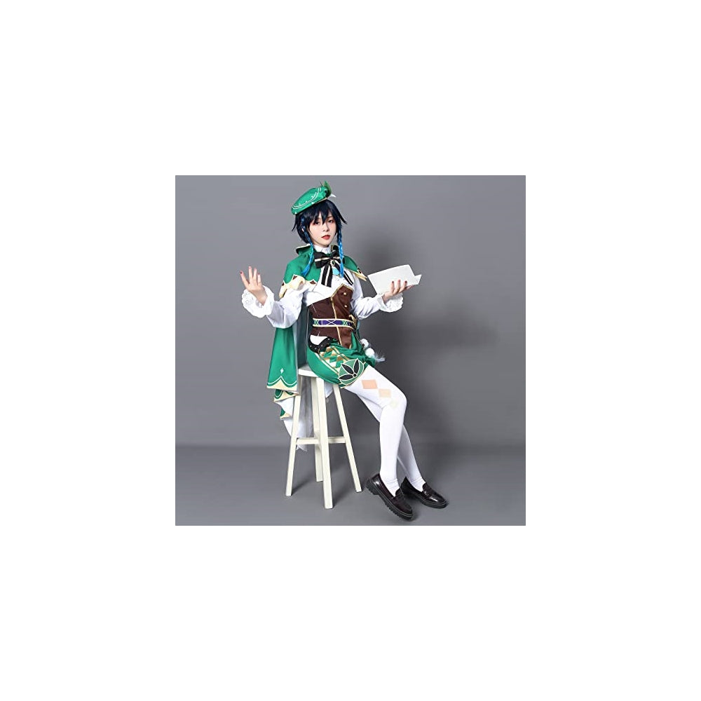 Disfraz de Venti de Genshin Impact para mujer talla L