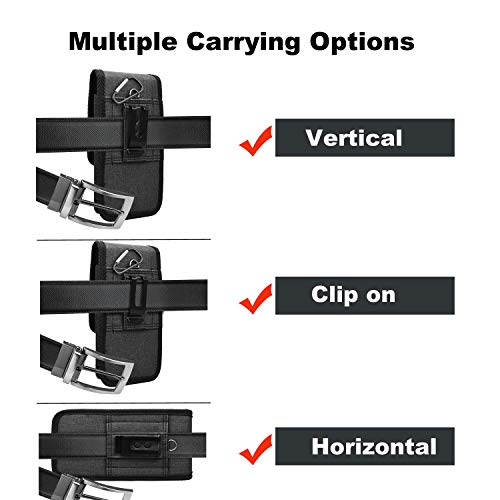 Takfox Funda para teléfono celular para iPhone 13 Pro Max 12 11 XS XR 8 7 Samsung Galaxy S22 Ultra S21 S20 S10 Note 20 10 A01 A11 A21 A51 A71 A02S A12 A32 A13 Funda con clip para cinturón