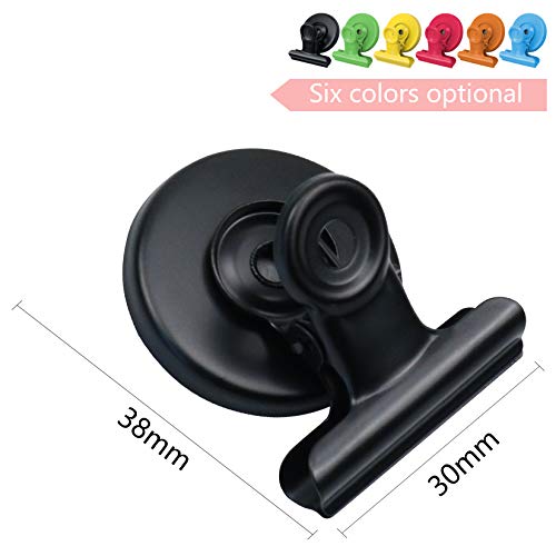 Paquete de 12 imanes de nevera clips magnéticos resistentes