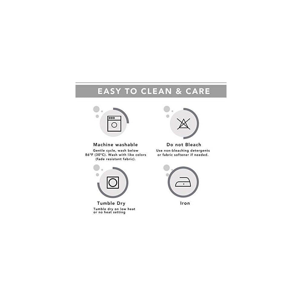 Funda acolchada reversible para sofá con correas elásticas.