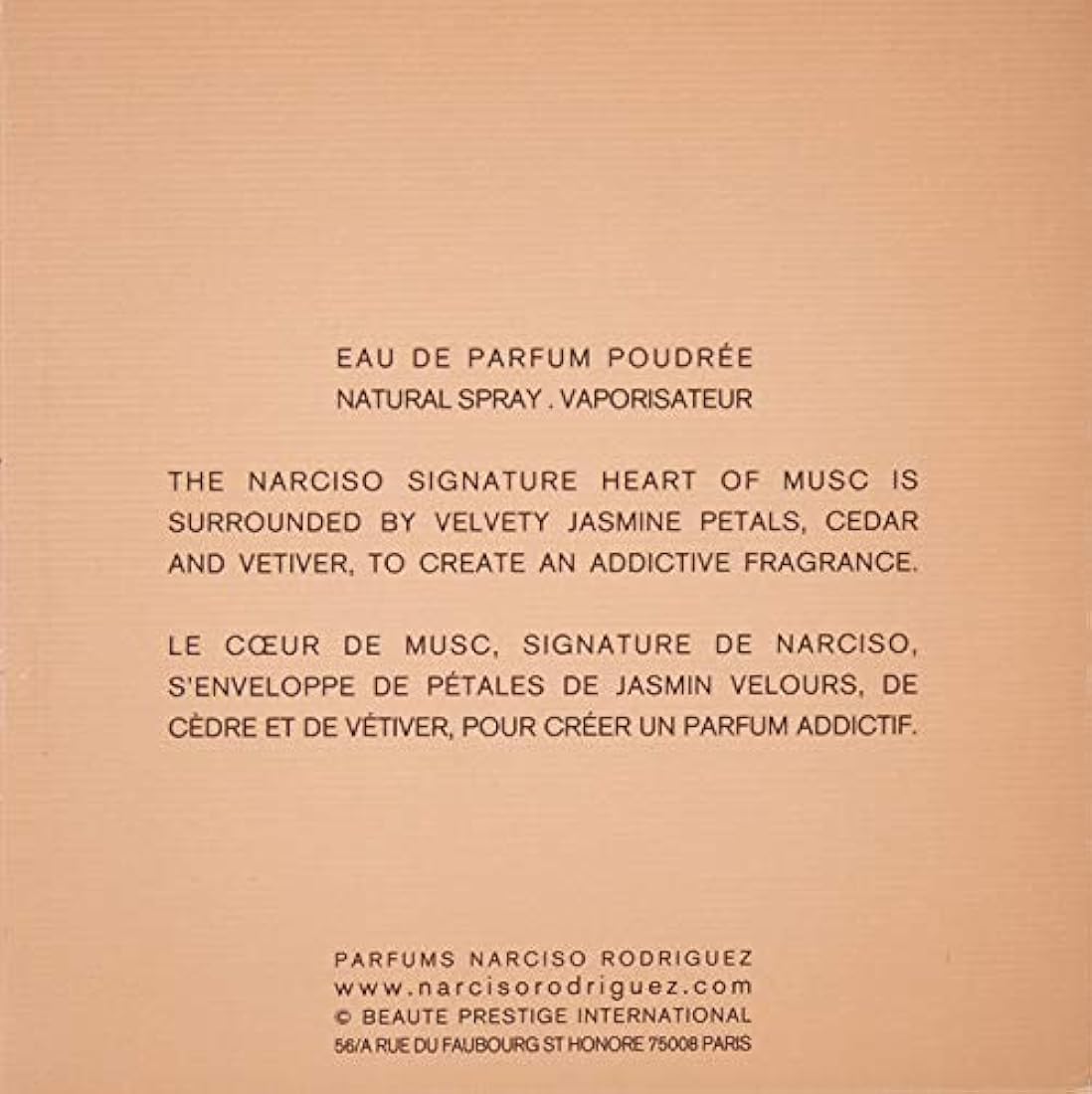 Narciso Rodríguez Narciso Pudree Para Mujer