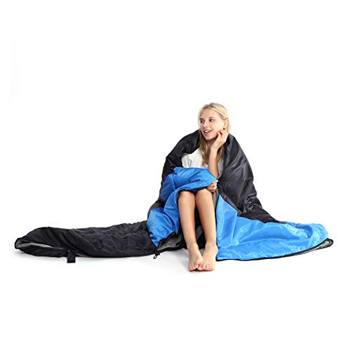 Oaskys - Saco de dormir para acampar otoño, ligero