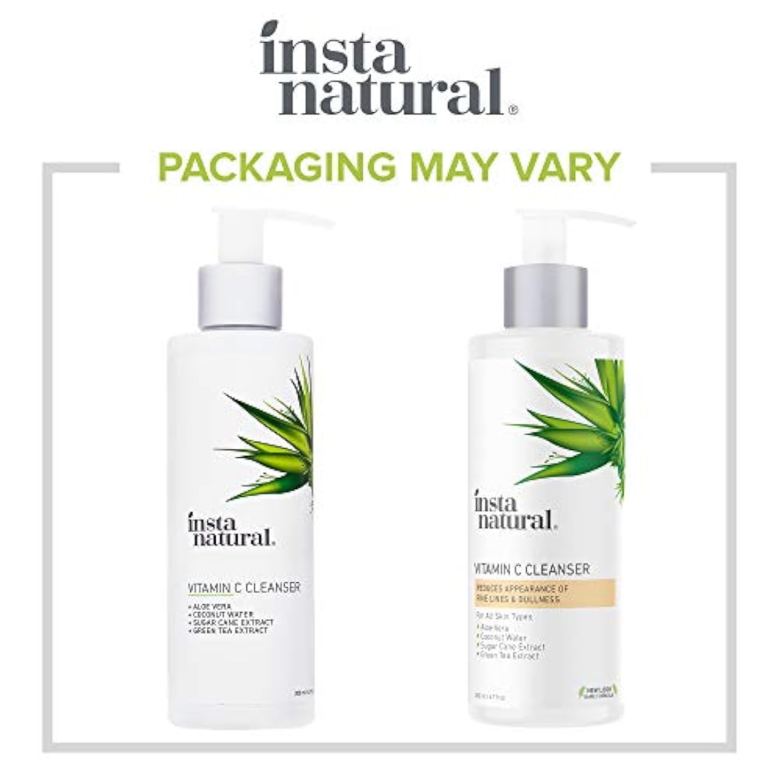 Limpiador facial con vitamina C InstaNatural