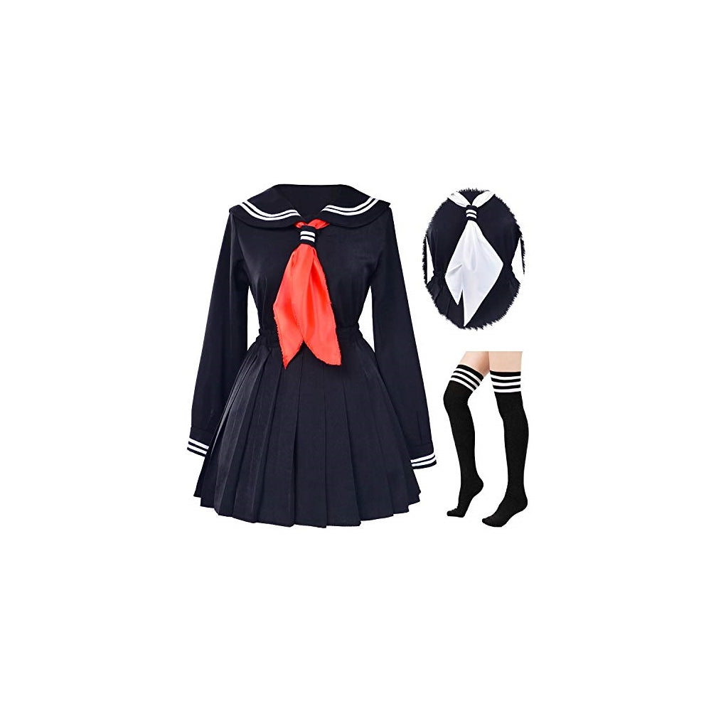 Disfraz de uniforme tipo marinero de escuela japonesa L