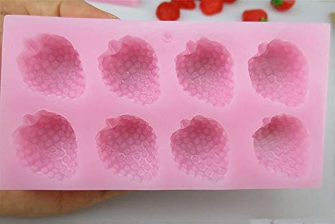 Molde de silicona para fondant de la serie Cupcake Strawberry