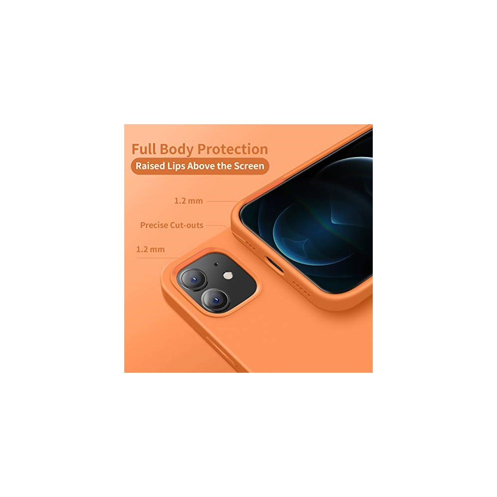 Fundas Y Estuches para iPhone 12 y 12 Pro Naranja