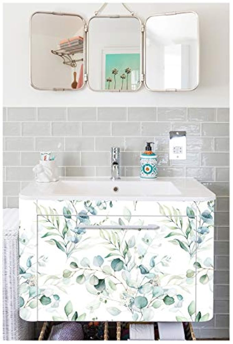 Papel pintado para pared de vinilo estilo botánico(14.5 ft2)