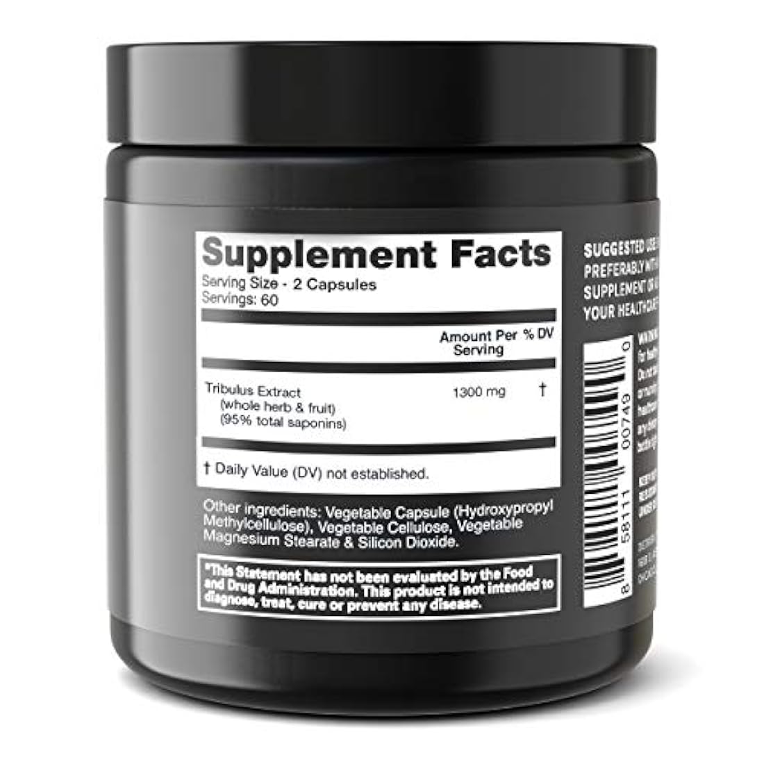 Cápsulas Tribulus de Ultra Alta Resistencia – 95% Saponinas