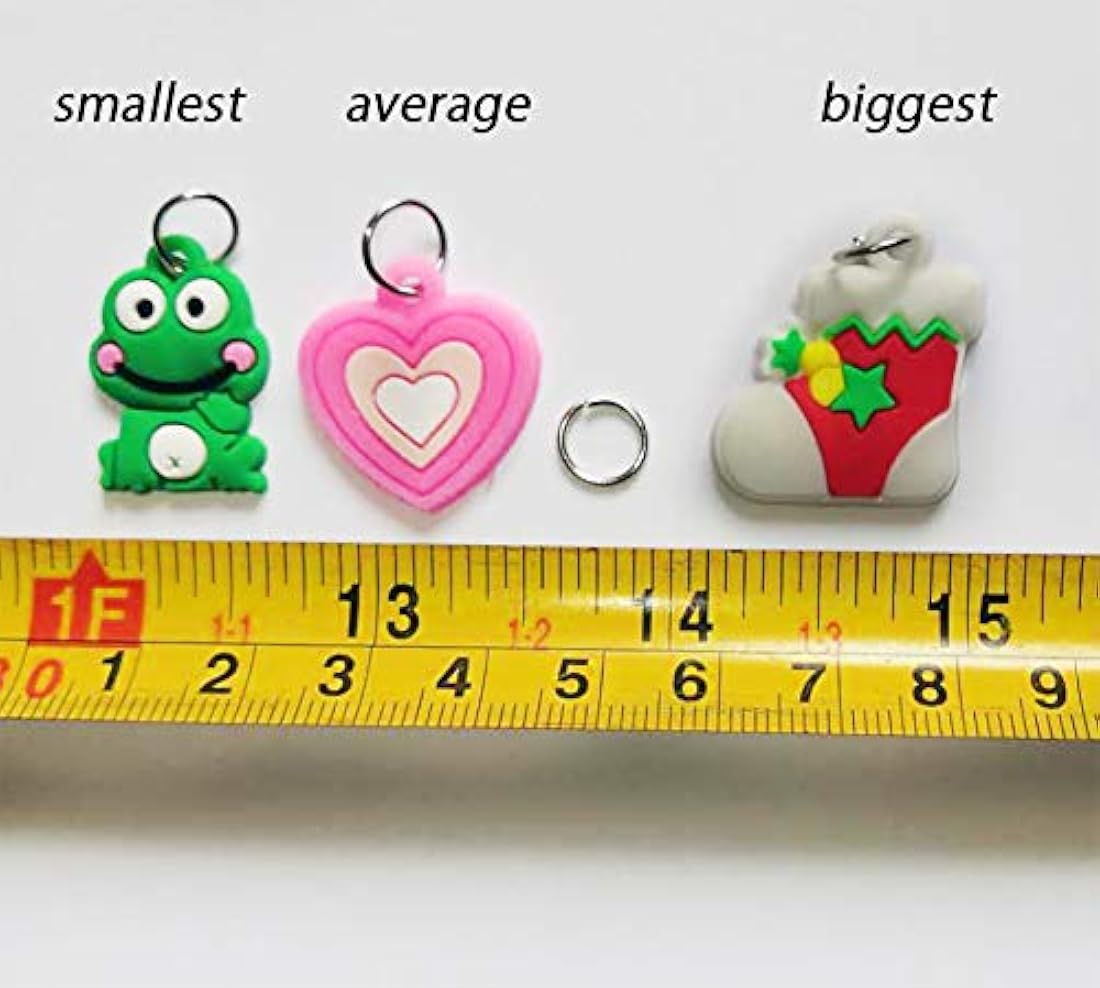 Dijes y Medallas Abalorio de silicona con correa de telar