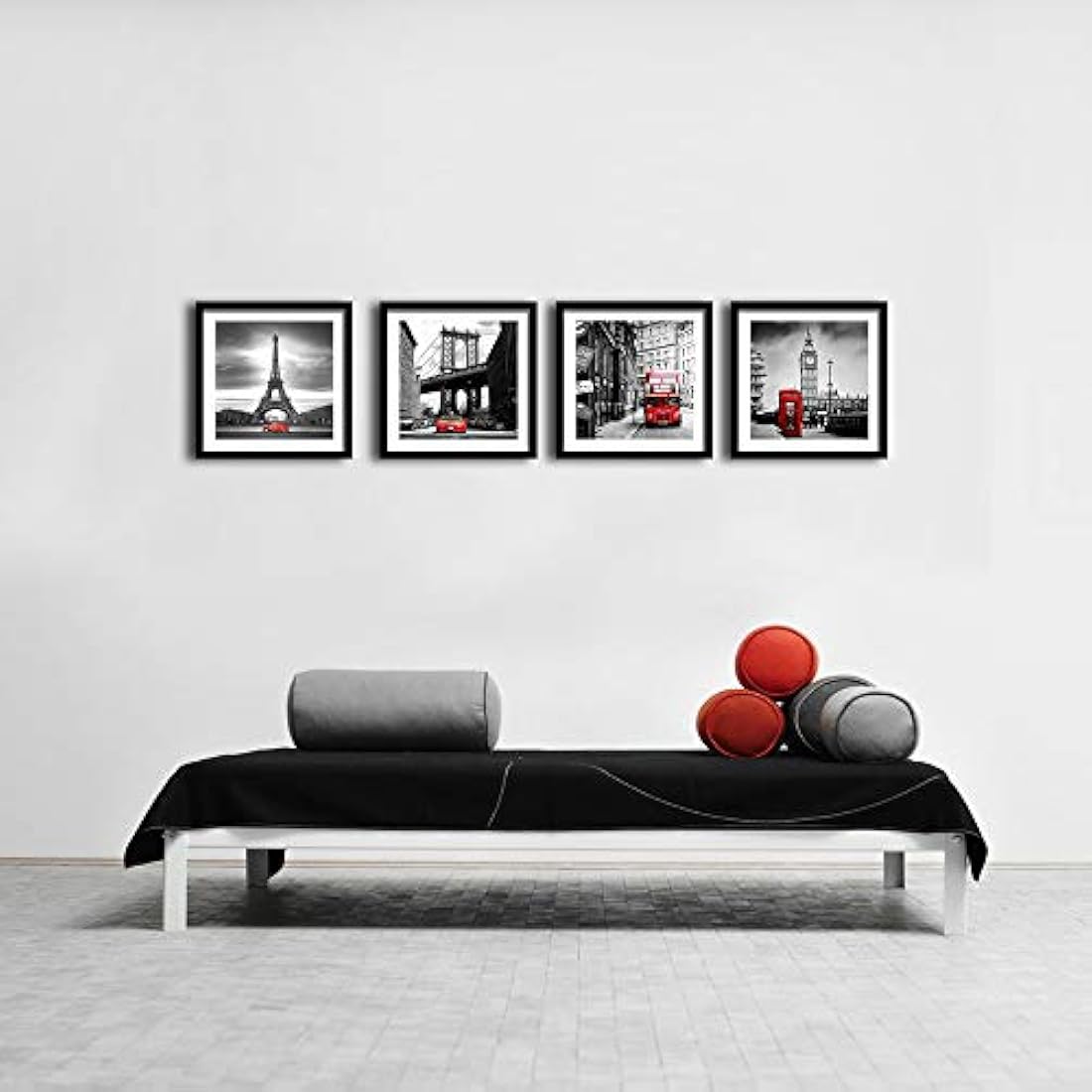 piezas de arte de pared enmarcado