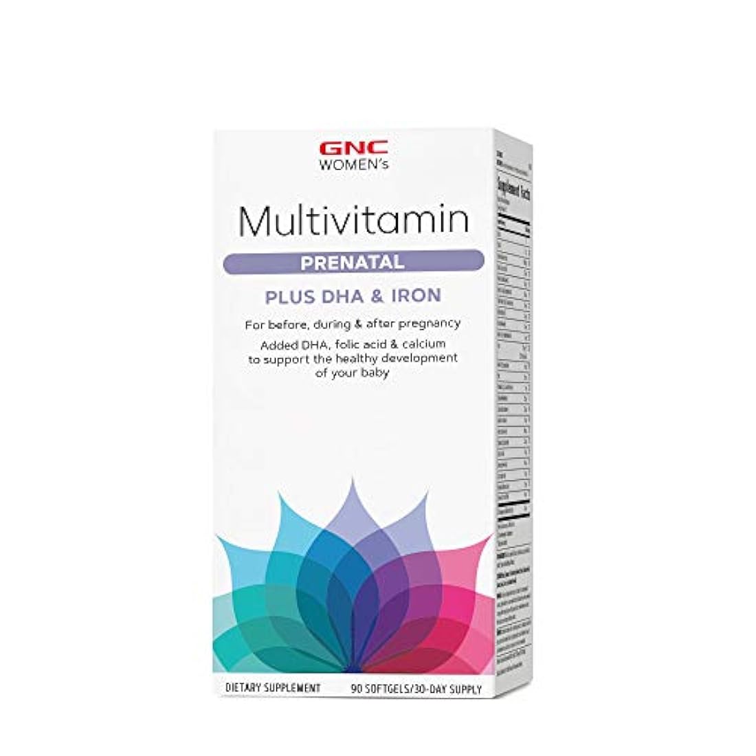 GNC Multivitamínico Prenatal Fórmula para mujer con DHA y hierro