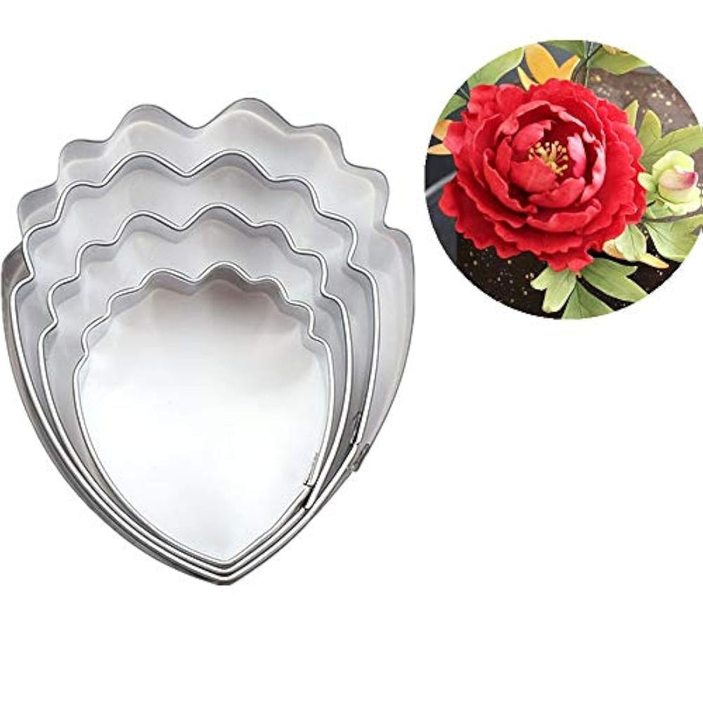 Gumpaste Set de cortador y moldes de flores para torta 6pcs