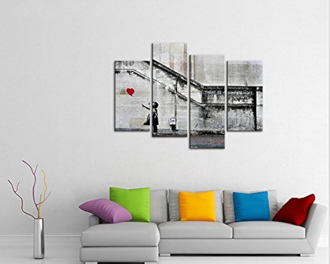 Lienzo decorativo con 4 paneles Pyradecor