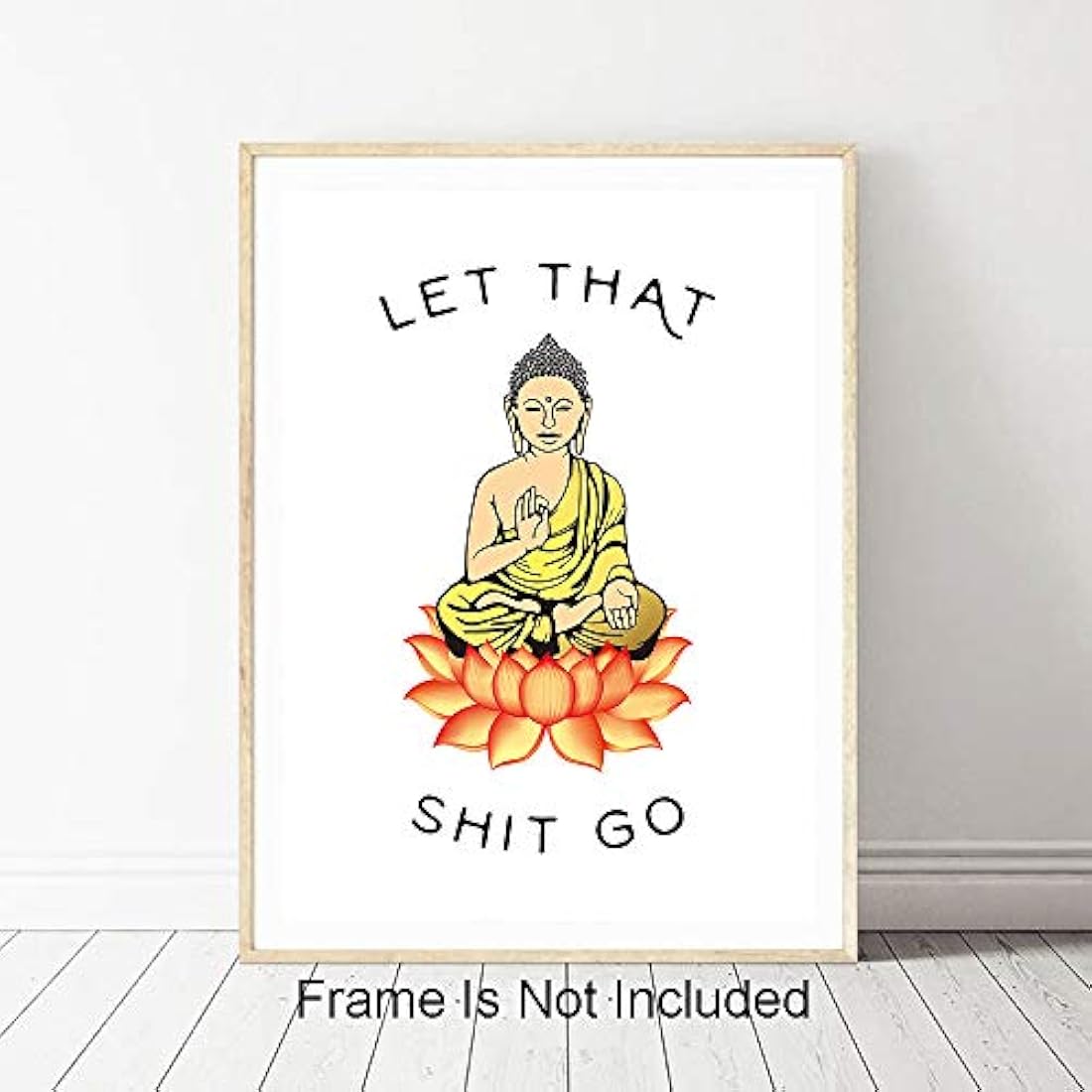 Juego de 1 para decoración, de impresiones budistas