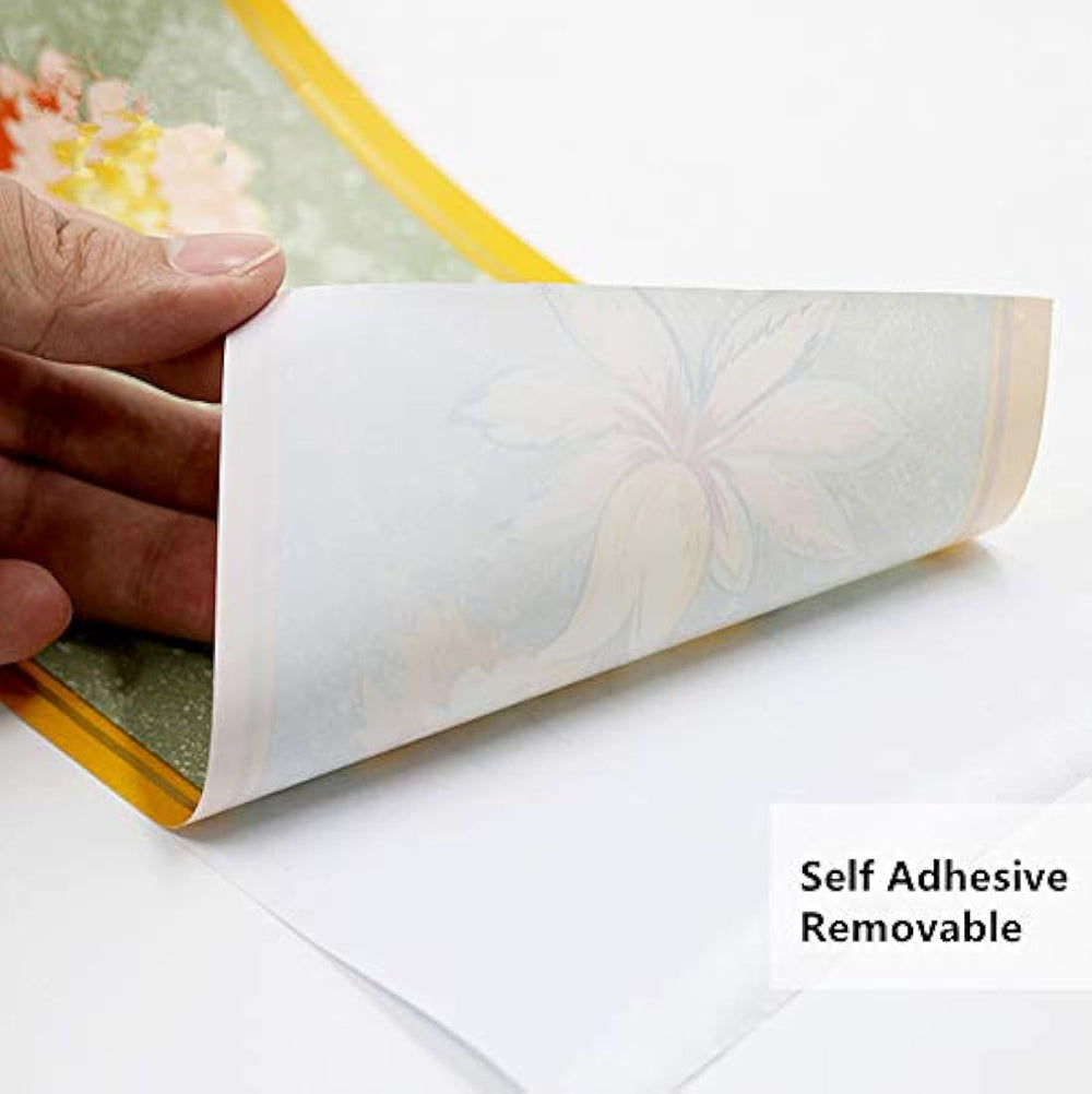 papel pintado con bordes y papel adhesivo para cocina y baño
