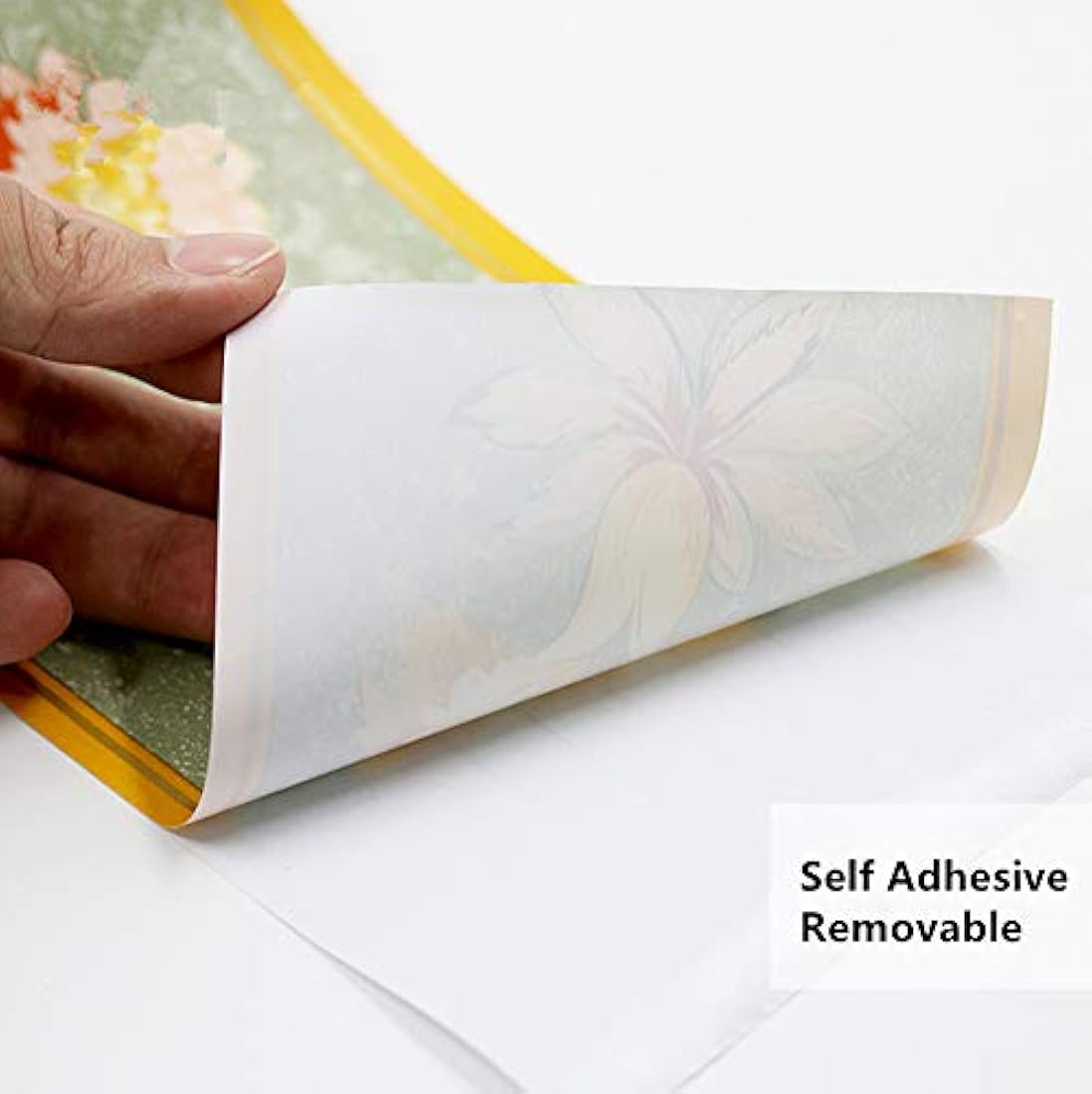 Papel pintado con diseño 390 x 5 x 5 pulgadas color azul