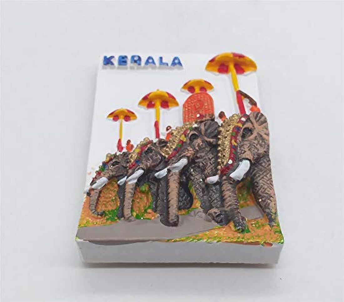 Imán para nevera, decoración de hogar Kerala India