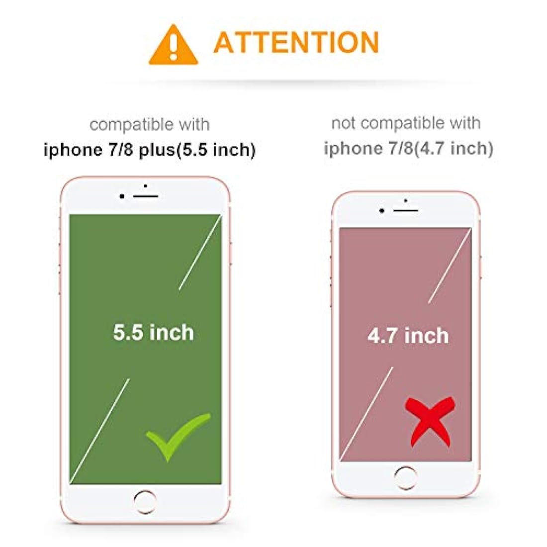 Vaburs - Funda tipo cartera para iPhone 7 Plusgolpes