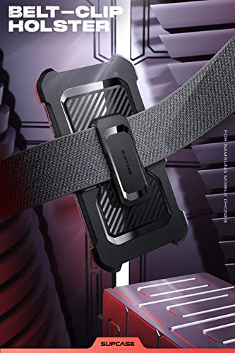 SUPCASE Unicorn Beetle Pro Series - Funda para Samsung Galaxy S22 Ultra 5G (versión 2022), cuerpo completo de doble capa resistente con clip para cinturón y soporte sin protector de pantalla integrado (gris camuflaje)
