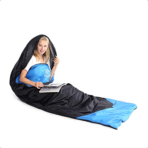 Oaskys - Saco de dormir para acampar otoño, ligero