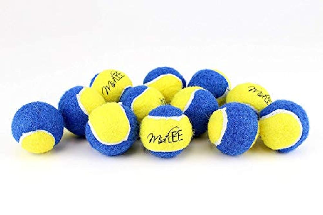 Midlee Pelotas de tenis para perro 1.5 in 12 unidades