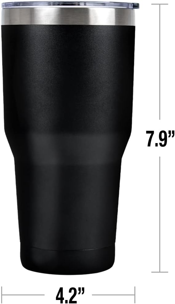 Taza de viaje LOGOVISION 30 oz, acero inoxidable, aislante