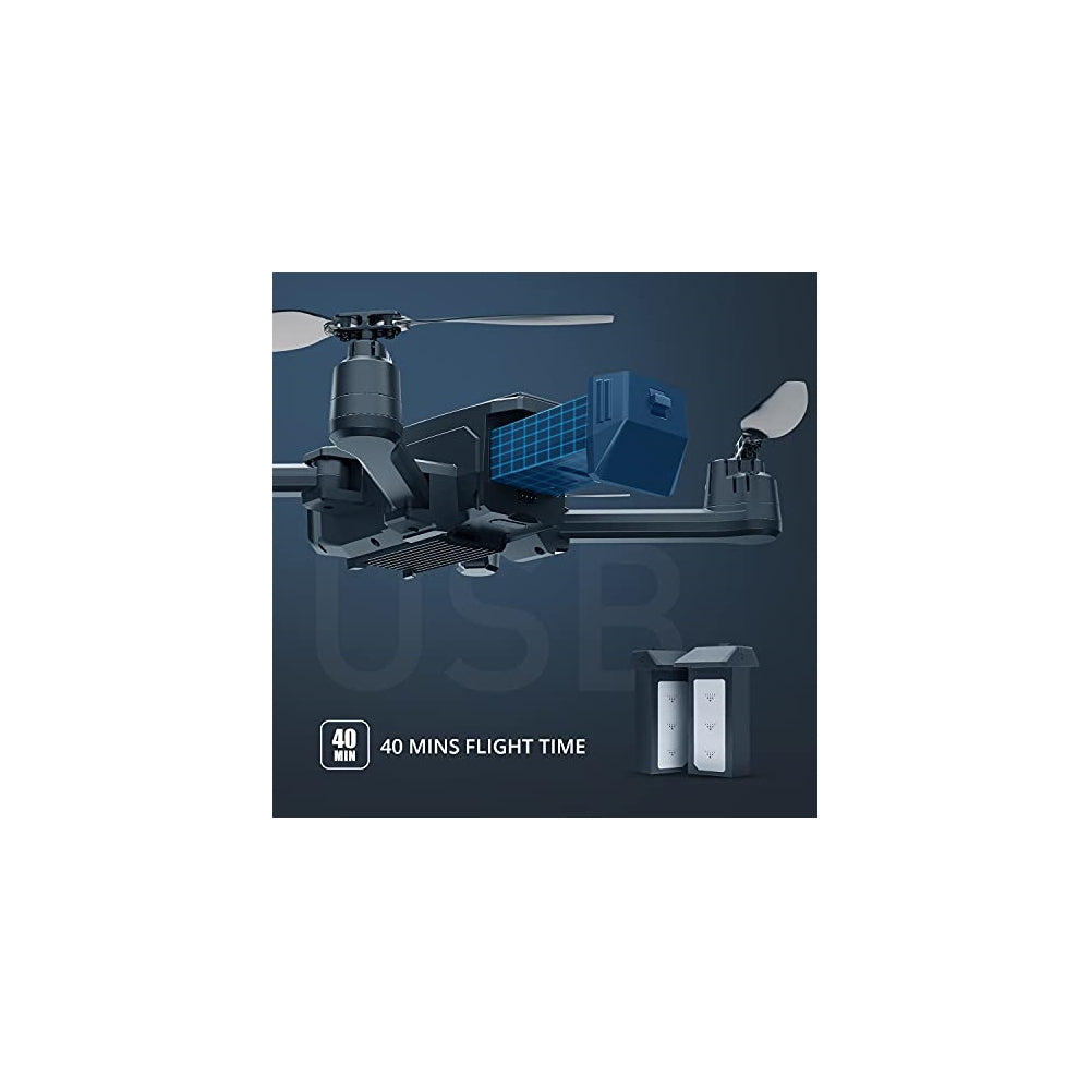 Drones plegable con cámara WiFi 1080P para adultos y niños